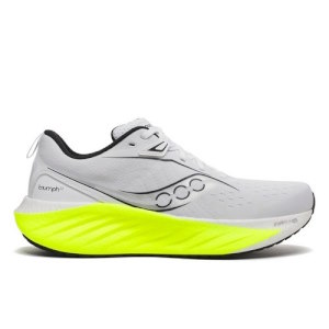 Saucony Men’s Triumph 22 - White/Citron US 10.5