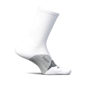 Feetures Elite Ultra Light Cushion Mini Crew - White