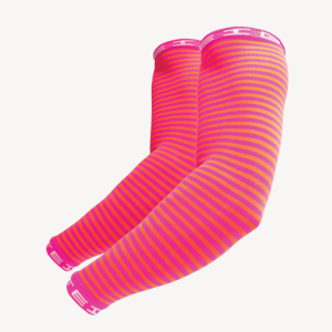Steigen Pink Stripe Arm Socks