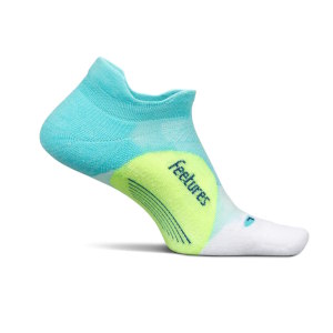 Feetures Elite Light Cushion No Show - Aqua Surf