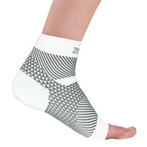 Zensah Compression Plantar Fasciitis Sleeve - Single - White