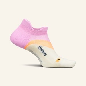 Feetures Elite Light Cushion No Show - Pink Citrus