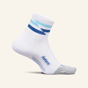 Feetures Elite Light Cushion Quarter - White Track