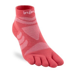 INJINJI Women's Ultra Run - Mini Crew - Coral