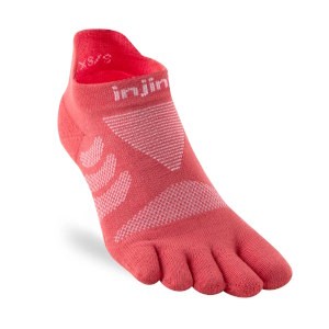INJINJI Women's Ultra Run - No Show - Coral